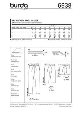 Pants | BURDA-Edition | Size: | Levels: 1