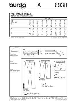 Pants | BURDA-Edition | Size: | Levels: 1