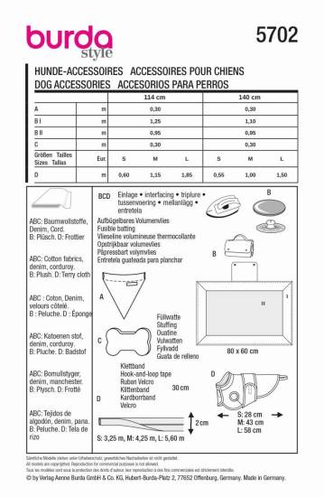 Hunde Accessoires | BURDA | Gr: one | Level: 2