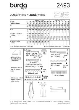 Josephine | BURDA-Edition | Size: 36-48 | Levels: 3