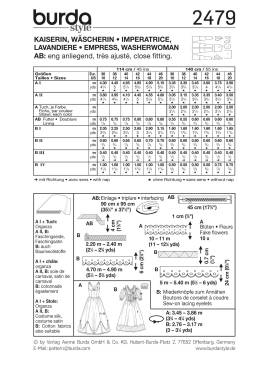 Empress, laundress | BURDA | Size: 36-46 | Level: 3