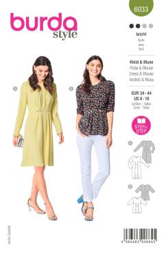 Dress / blouse | BURDA | Size: 34 - 44 | Level: 2