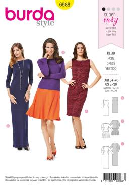 Dress | BURDA | Size: 34-46 | Level: 1