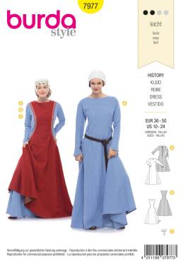 Medieval dress | BURDA | Size: 36-50 | Level: 2