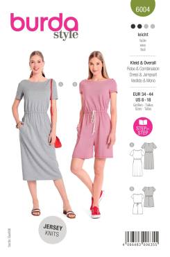 Kleid / Overall | BURDA | Gr: 34 - 44 | Level: 2