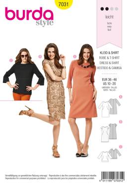 Kleid, Shirt | BURDA | Gr: 36-46 | Level: 2