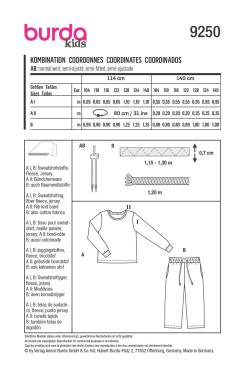 combination | BURDA-Edition | Size: 104-140 | Levels: 1