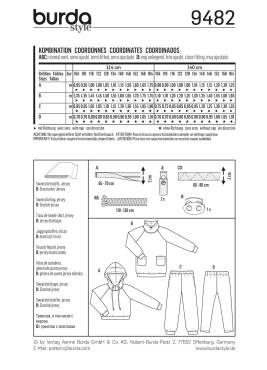 Kombination | BURDA | Gr: 104-164 | Level: 2