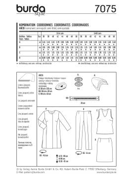 Kombination | BURDA | Gr: 36-50 | Level: 1