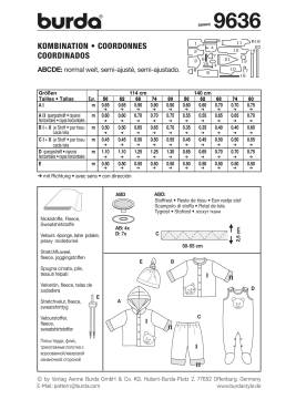 Kombination | BURDA | Gr: 56 - 80 | Level: 2