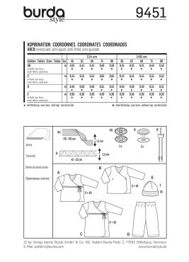 Kombination | BURDA | Gr: 56-80 | Level: 2