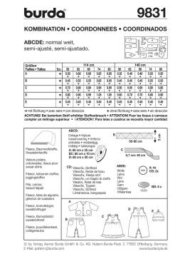 Kombination | BURDA | Gr: 56 - 80 | Level: 2