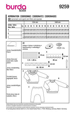 combination | BURDA-Edition | Size: 56 - 98 | Levels: 1