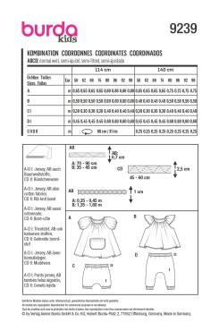 combination | BURDA-Edition | Size: 56-98 | Levels: 2