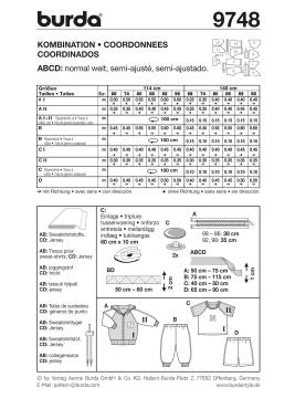 Kombination | BURDA | Gr: 68 - 98 | Level: 2