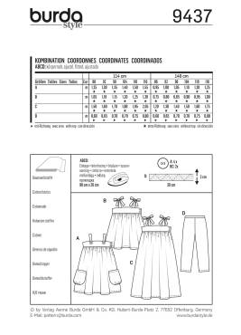 Kombination | BURDA | Gr: 86 - 116 | Level: 1