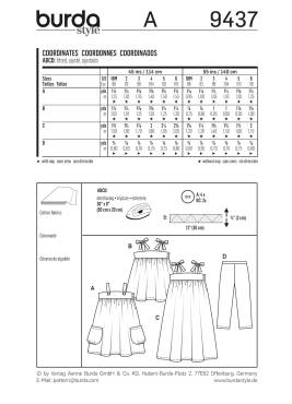 Kombination | BURDA | Gr: 86 - 116 | Level: 1