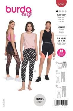 Leggings | BURDA | Gr: 34-48 | Level: 1