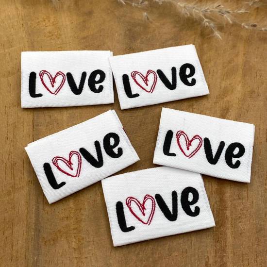 LOVE | gewebte Label