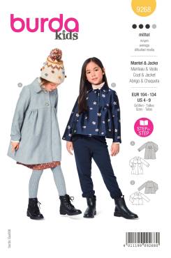 Coat, jacket | BURDA | Size: 104-134 | Level: 3