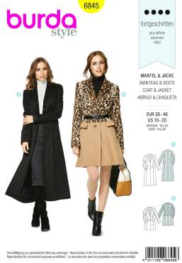 Coat + Jacket | BURDA | Size: 44-54 | Level: 4