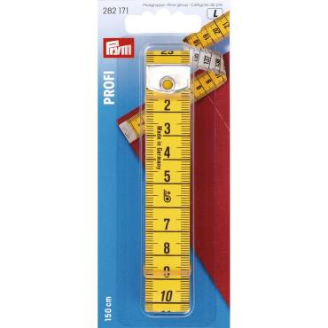 Tape measure Profi with eyelet, 150cm/cm