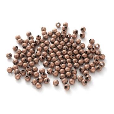 Metal Beads Round  / Spacer Beads | 8mm | copper