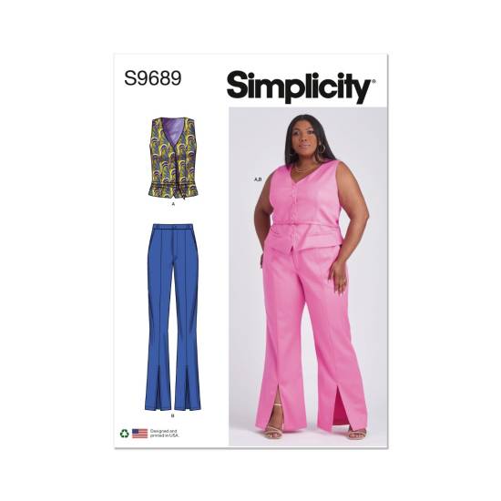 Misses' and Women's Vest and Pants | Simplicity | 9689