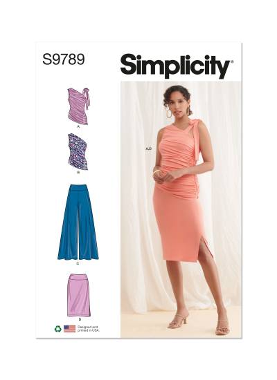 Misses Knit Tops, Pants and Skirt | Simplicity | 9789