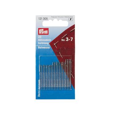 Sewing needles half-long ST 3-7 silver-coloured