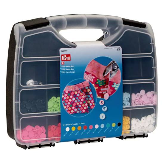 Color Snaps Box 300 pcs. + Tool-Set