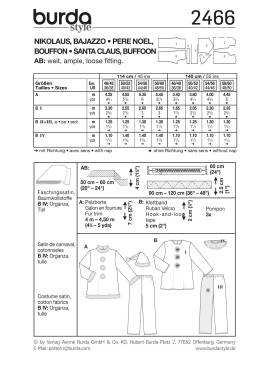 Nicholas, Paschal | BURDA-Edition | Sizes: 46 - 60 | Levels: 2