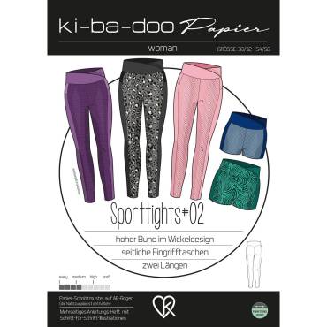 PAPER CUT SPORTS TIGHTS #2 | SIZE 30/32 - 54/56