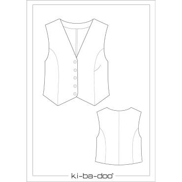 PAPER CUT VEST NOELLE | SIZE 32-52