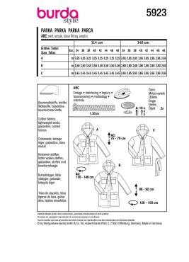 Parka | BURDA | Size: 34-48 | Level: 2
