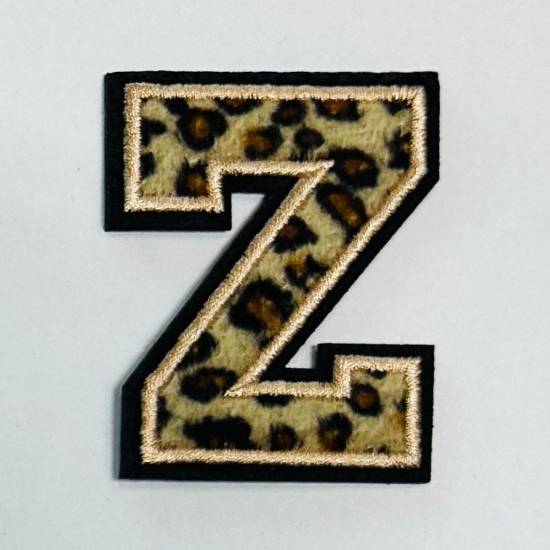 Patch it! | Design 101 | Letter: Z | iron-on | 6,2x5 cm | leopard
