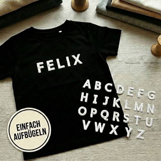 Patch it! | Design 104 | Letters | iron-on | ca. 4x3cm | white