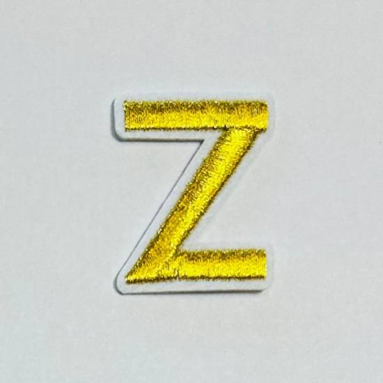Patch it! | Design 105 | Letter: Z | iron-on | 4x3 cm | yellow