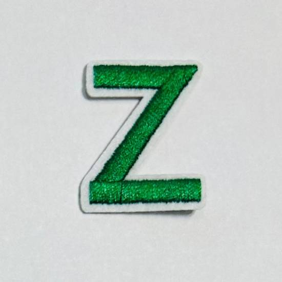 Patch it! | Design 107 | Letter: Z | iron-on | 4x3 cm | green