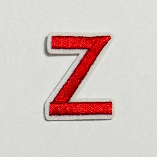 Patch it! | Design 108 | Letter: Z | iron-on | 4x3 cm | red