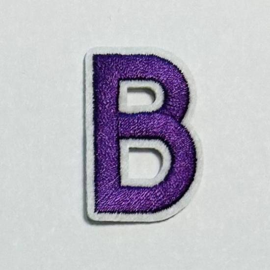 Patch it! | Design 110 | Letter: B | iron-on | 4x2,2 cm | lilac