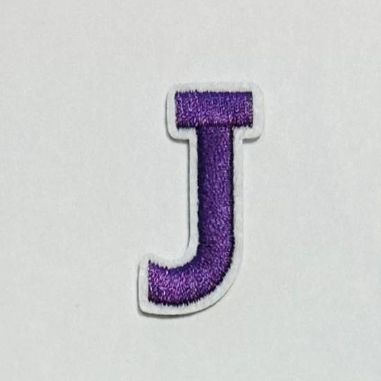 Patch it! | Design 110 | Letter: J | iron-on | 4x2 cm | lilac