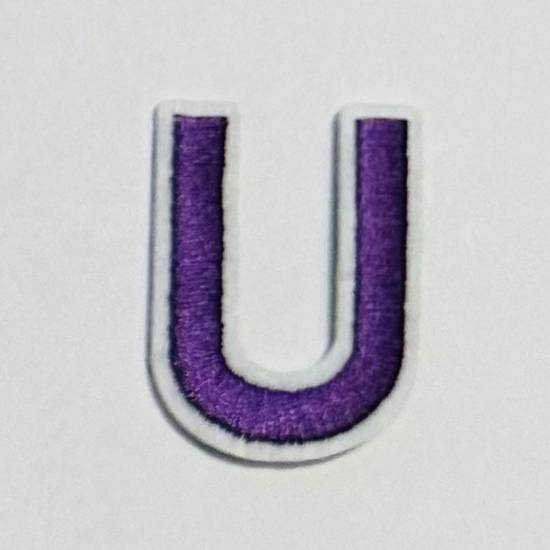 Patch it! | Design 110 | Letter: U | iron-on | 4x3 cm | lilac