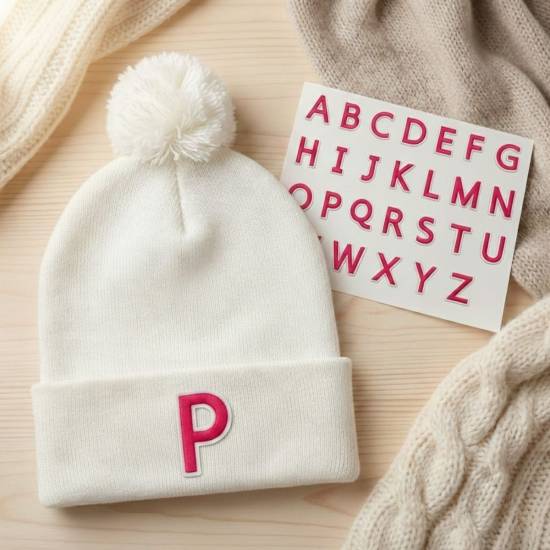 Patch it! | Design 111 | Letters | iron-on | ca. 4x3cm | bright pink