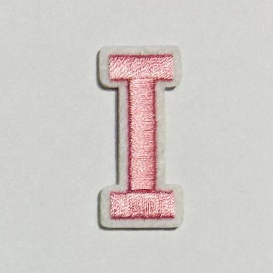 Patch it! | Design 112 | Letter: I | iron-on | 4x1,2 cm | pink