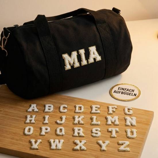 Patch it! | Design 113 | Letters | iron-on | ca. 6x4,5cm | white