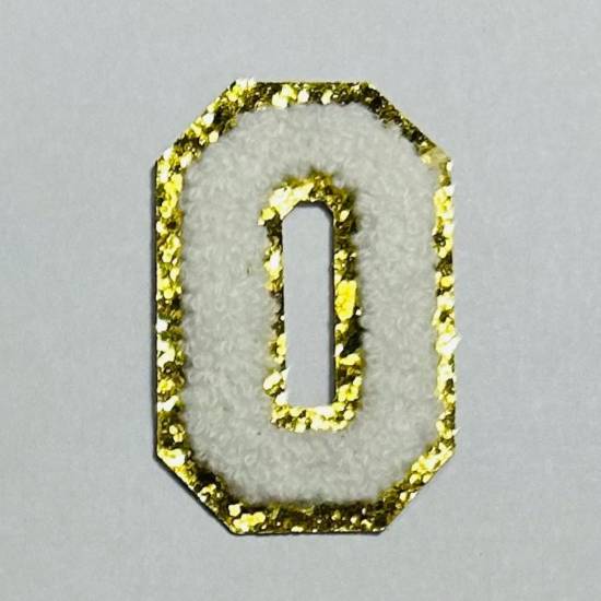 Patch it! | Design 113 | Letter: O | iron-on | 6x4 cm | white