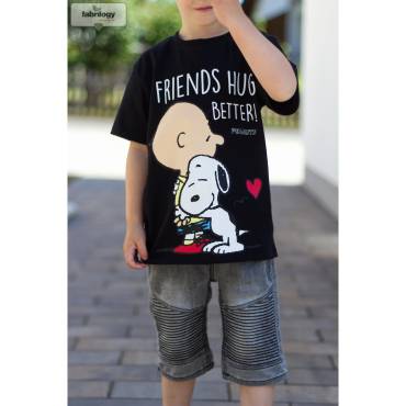 PEANUTS® Nähbox - T-Shirt "Friends Hug Better" - BUNDLE