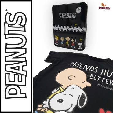 PEANUTS® Nähbox - T-Shirt "Friends Hug Better", Größe 104