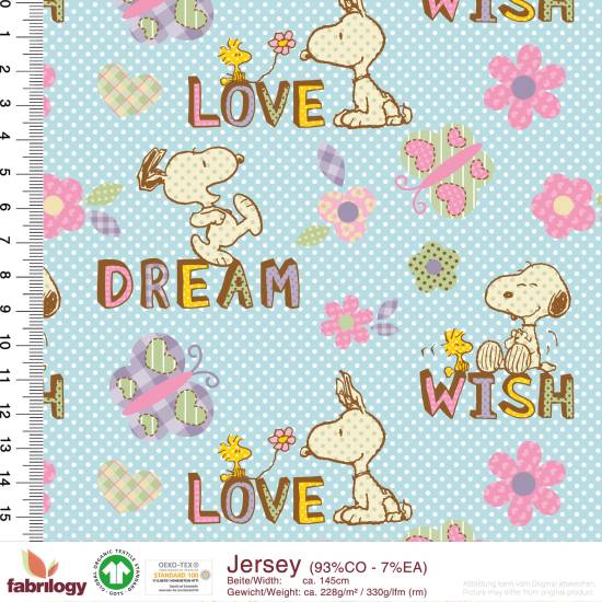 Peanuts - Snoopy - Love - GOTS
